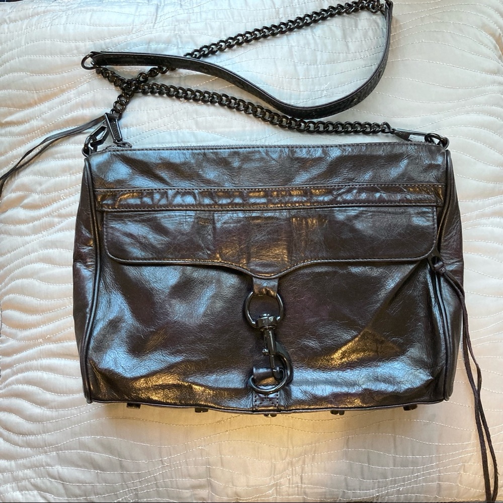 Rebecca Minkoff MAC Daddy Convertible Cross Body HTF Blk LE Bag EUC Purse